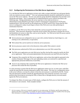 Security Web Servers