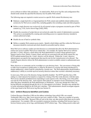 Security Web Servers