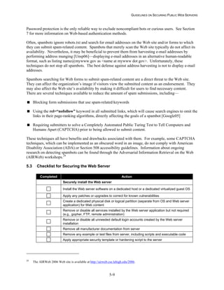 Security Web Servers