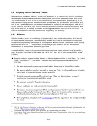 Security Web Servers