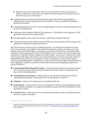 Security Web Servers