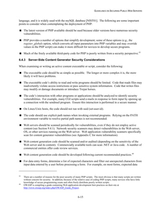 Security Web Servers