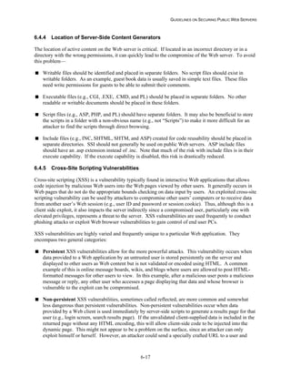 Security Web Servers