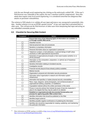 Security Web Servers