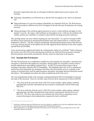 Security Web Servers