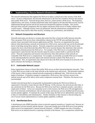 Security Web Servers