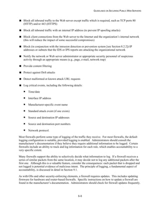 Security Web Servers