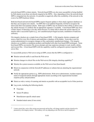 Security Web Servers