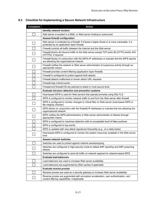 Security Web Servers