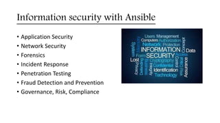 Security workflow with ansible | PPTX