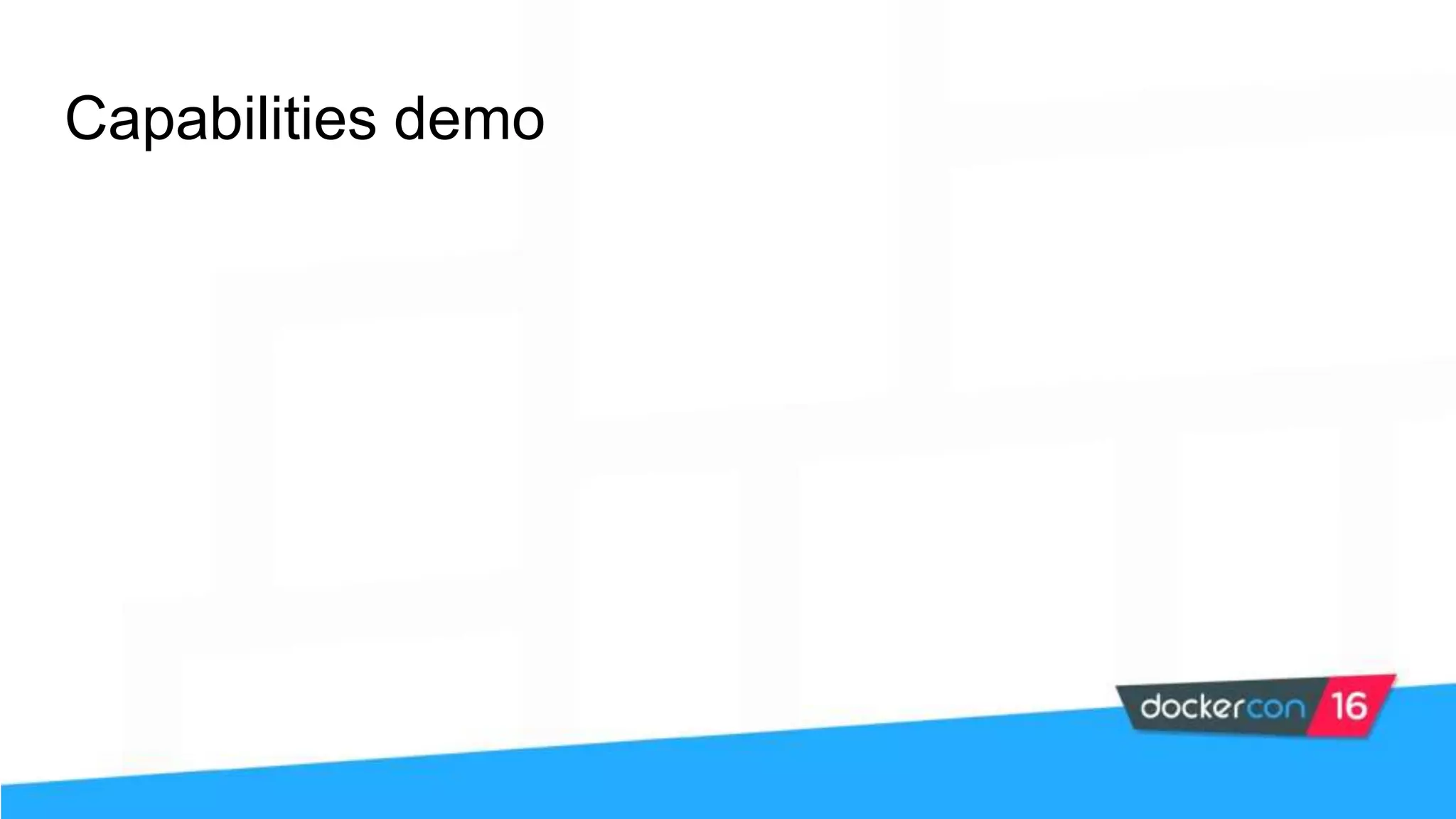 Capabilities demo 