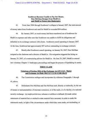 Case 2:11-cv-00074-JCM-PAL Document 1 Filed 01/14/11 Page 15 of 20
 