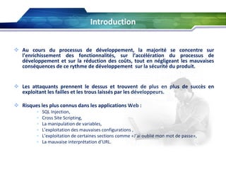  Sécurité des Applications WEB-LEVEL1