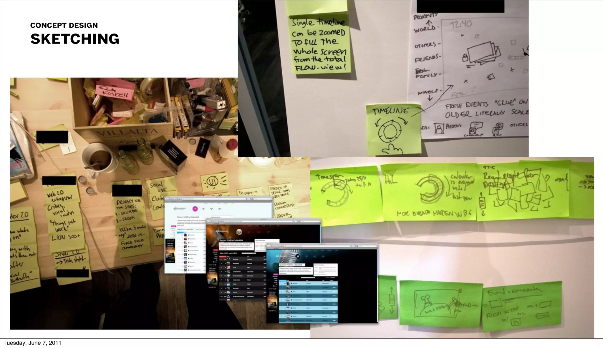 concept design
         sketching




Tuesday, June 7, 2011
 