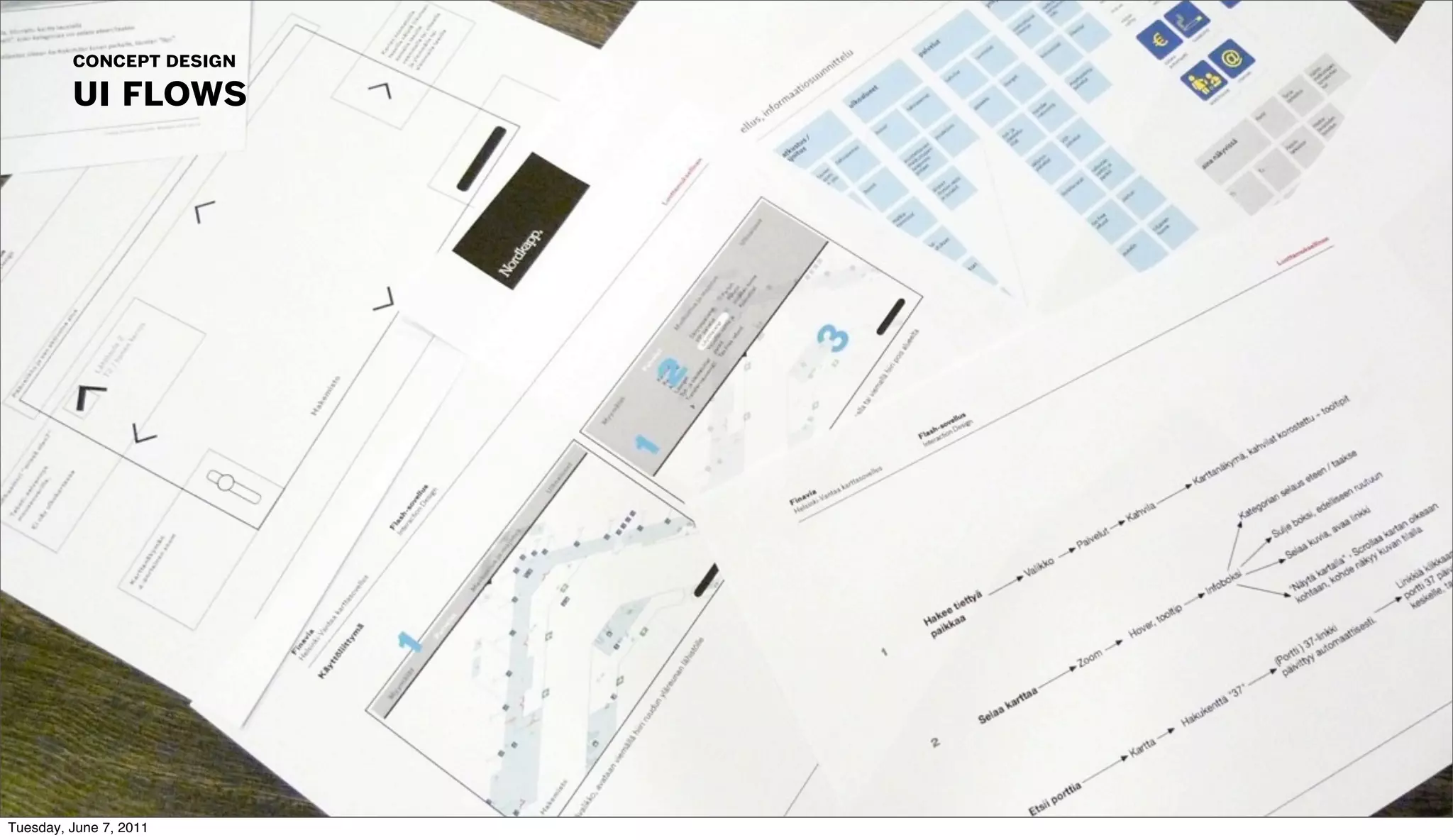 concept design
         ui ﬂows




Tuesday, June 7, 2011
 
