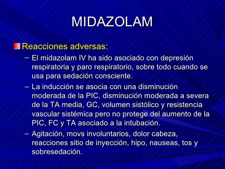 EFECTOS ADVERSOS MIDAZOLAM DOWNLOAD EFECTOS ADVERSOS MIDAZOLAM DOWNLOAD