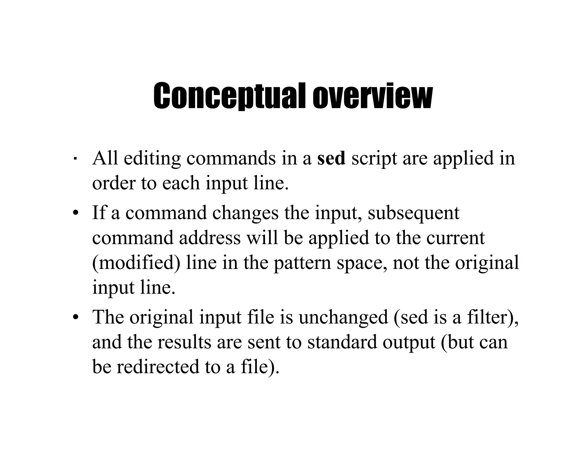 Basic and advance idea of Sed and Awk script with examples | PDF