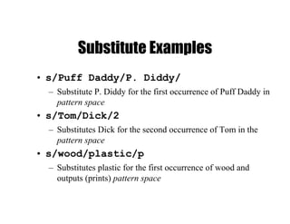 Basic and advance idea of Sed and Awk script with examples | PDF