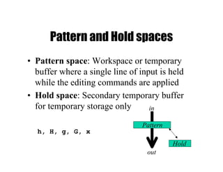 Basic and advance idea of Sed and Awk script with examples | PDF