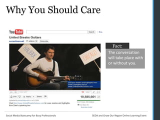 Why You Should Care The conversation   will take place with  or without you. Fact: 