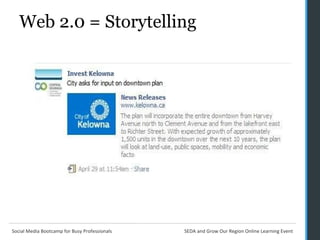 Web 2.0 = Storytelling 