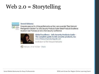 Web 2.0 = Storytelling 