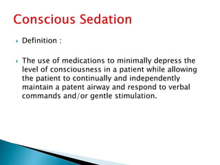 Sedation
