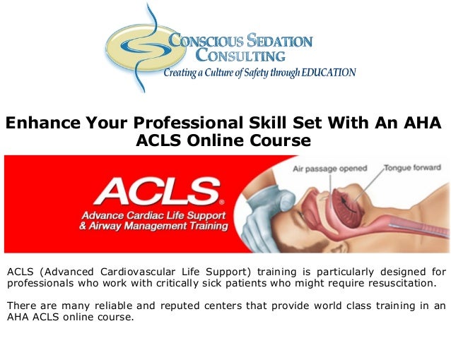 aha approved online acls