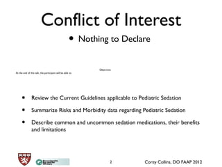 Pediatric Sedation Lecture | PPT