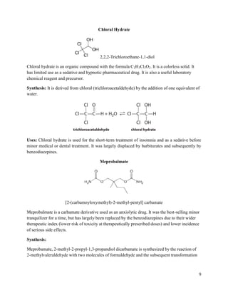 Sedative Compound Sedative hypnotics | PDF