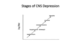 Stages of CNS Depression
 