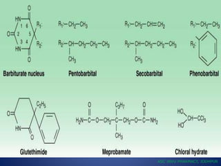 Sedative Compound Sedative and hypnotic drug | PPTX