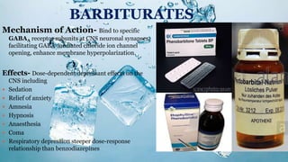 Sedative hypnotic agent | PPTX