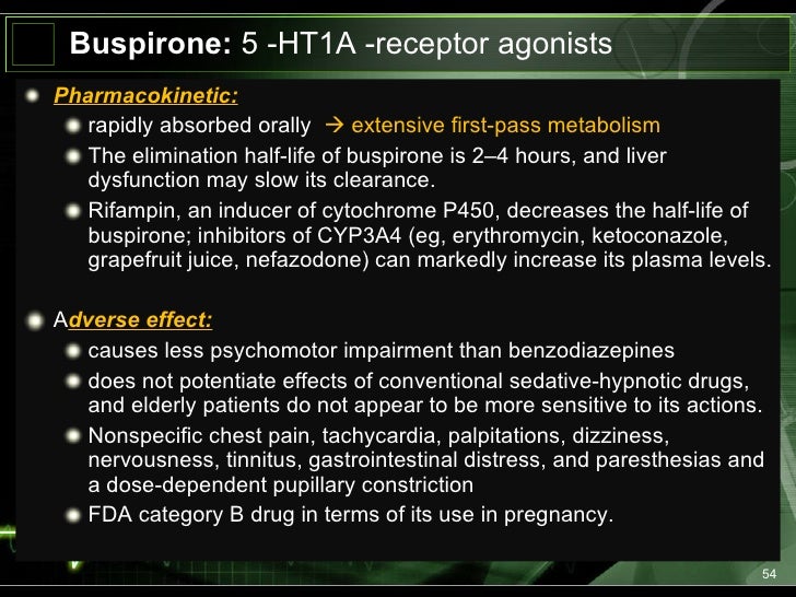 Sedative hypnotic drugs arf