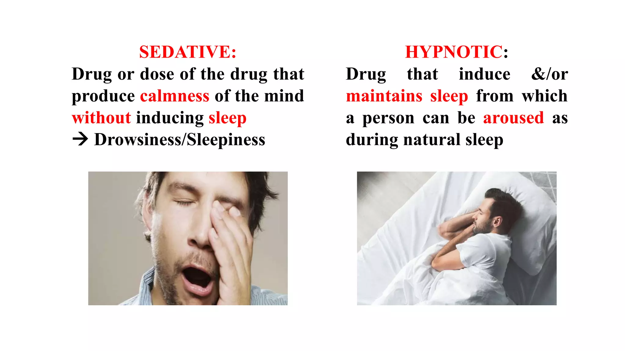 Sedatives & hypnotics | PPTX