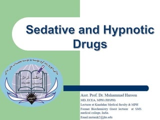 Sedatives and Hypnotics (Pharmacology)