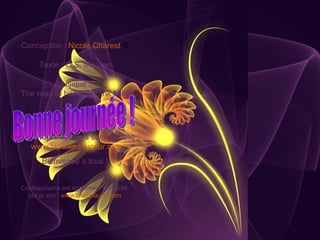 Conception :   Nicole Charest  © Texte : O.S. Marden Musique :  The road to home / Frank Mills Retrouvez d’autres textes et diaporamas inspirants sur mon site : www.lapetitedouceur.org Bienvenue à tous ! Ce diaporama est également présenté  sur le site :   www.chezclaudy.com Bonne journée ! 