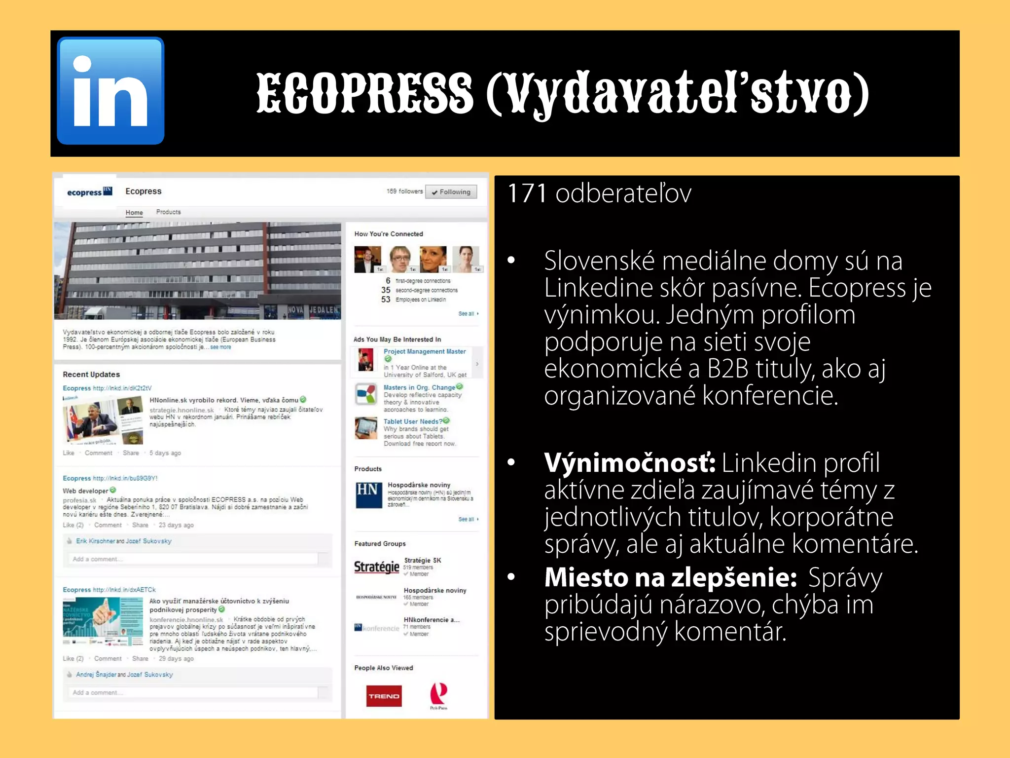 ECOPRESS (Vydavateľstvo)
•

•

•

 