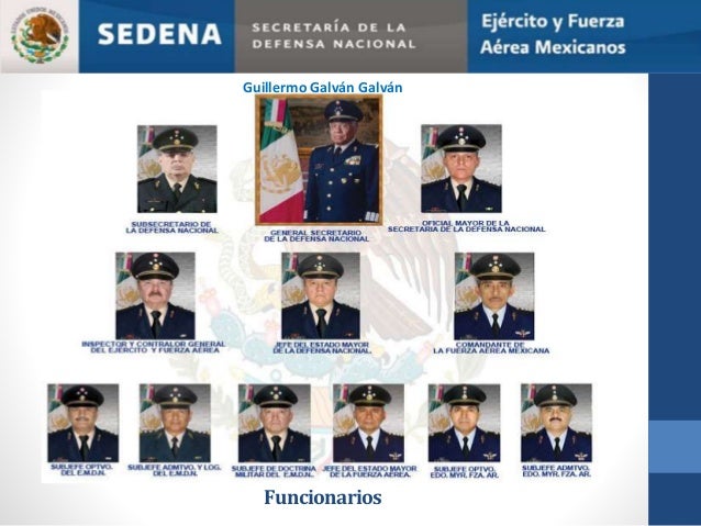 Cuadro De Funcionarios De La Sedena 2019