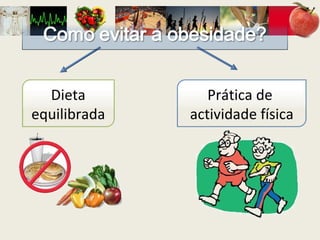 Dieta equilibrada Prática de  actividade física 