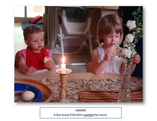 MAROR
A few brave K'farnikim smelled the maror.
 