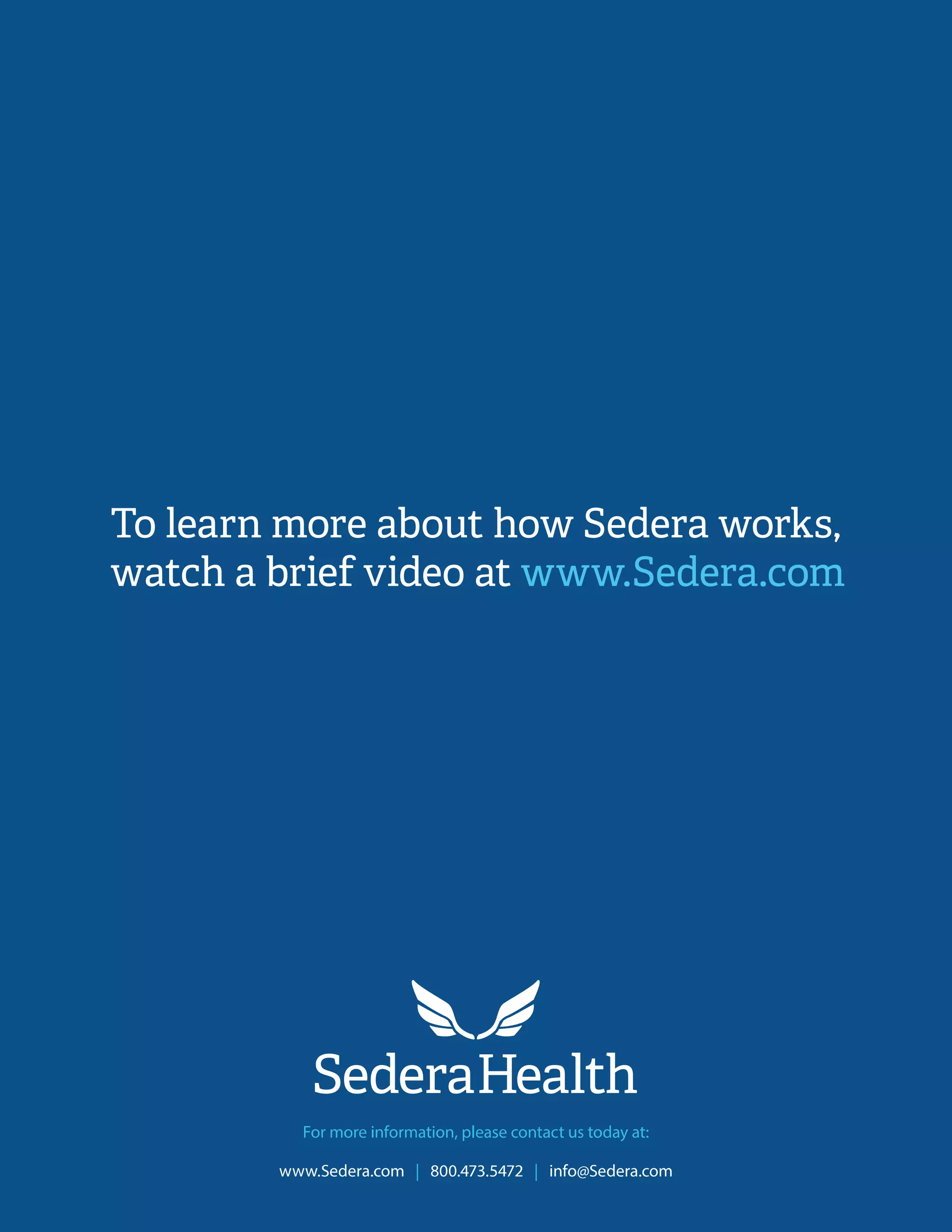 Sedera - Select Employee Health Care Sharing Guide 