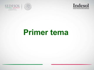Primer tema
 