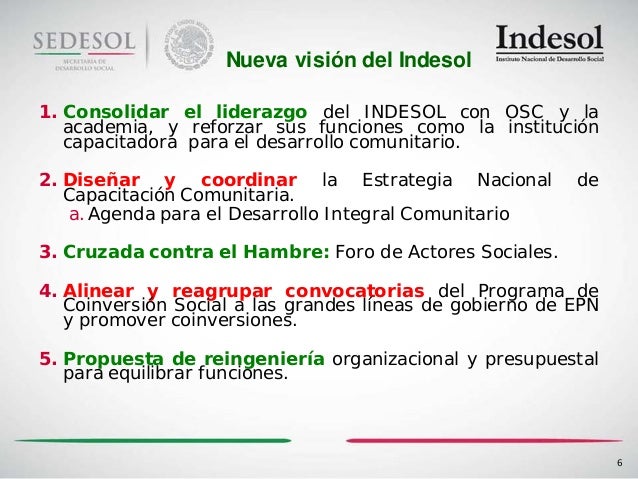 Sedesol reglas de operacion