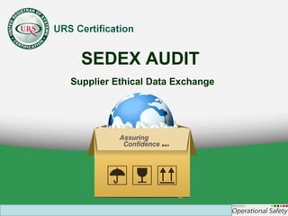 SEDEX AUDIT
Supplier Ethical Data Exchange
 