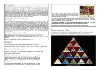 Another connection - Disney
Another artist working for Nickelodeon, Jeff ‘Swampy’ Marsh
also worked for Disney26
and for Fox studios27
. (17 words).
(Total = 244 words [Sorry, it is a bit over, I know]). J
26	 From what I heard, Disney was also a Freemason. See Karg, B, and
Young, JK (2009): 101 Secrets of the Freemasons, in Amazon.com, https://www.
amazon.com/dp/1440503788/ref=rdr_ext_tmb; for more information. Whatever the case
is, it is still an amazing coincidence that Disney also made a film called ‘101
Dalmatians’? Need I say more?
27	 Wikipedia (2017): Jeff ‘Swampy’ Marsh, https://en.wikipedia.org/wiki/
Jeff_%2522Swampy%2522_Marsh?oldid=758842033
 