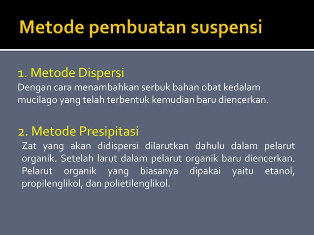 Sediaan suspensi 2020 | PPT