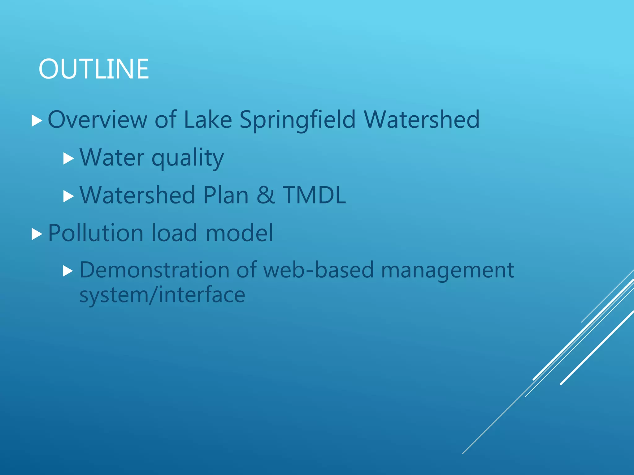 Sediment and nutrient load model | PPTX