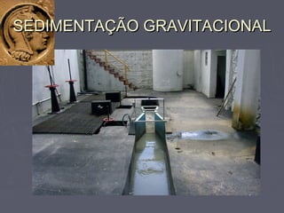 SEDIMENTAÇÃO GRAVITACIONALSEDIMENTAÇÃO GRAVITACIONAL
 