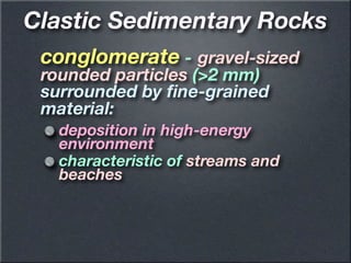 What Are Rounded Particles Like With Rocks Sedimentary rock’s geology ppt science ppt | PDF